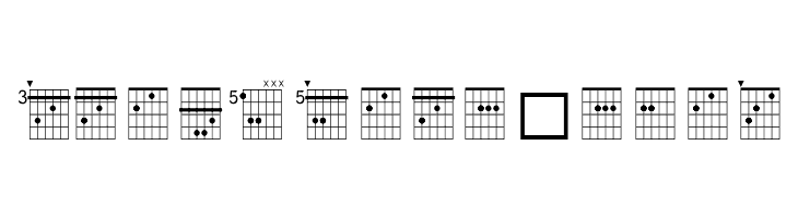 FarHat Acordes  Free Fonts Download