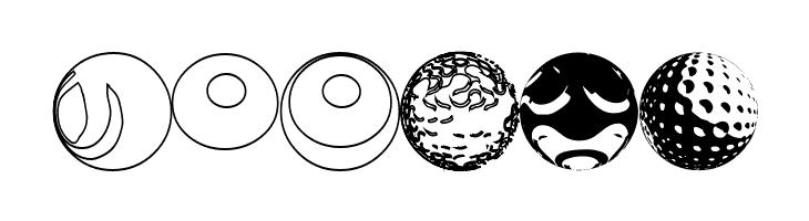 52 Sphereoids  Free Fonts Download