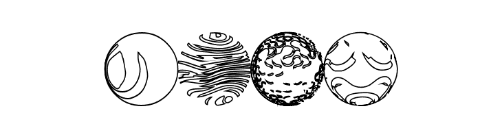 52 Sphereoids  Free Fonts Download