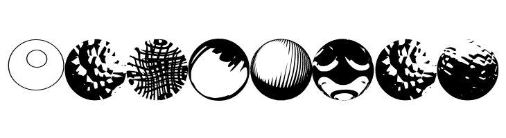 52 Sphereoids  Free Fonts Download