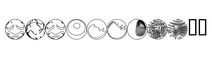 52 Sphereoids  Free Fonts Download