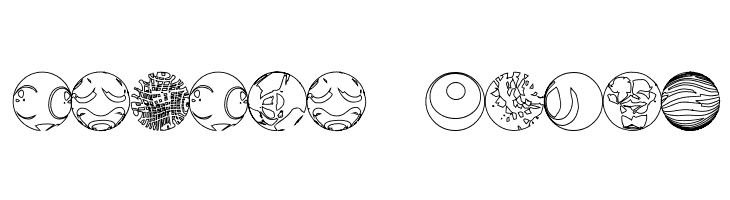 52 Sphereoids  Free Fonts Download