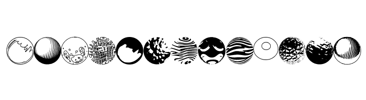 52 Sphereoids  Free Fonts Download