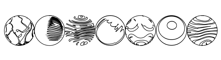 52 Sphereoids  Free Fonts Download