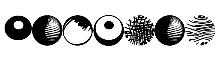 52 Sphereoids  Free Fonts Download