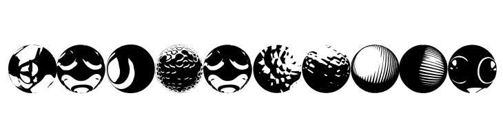 52 Sphereoids  Free Fonts Download
