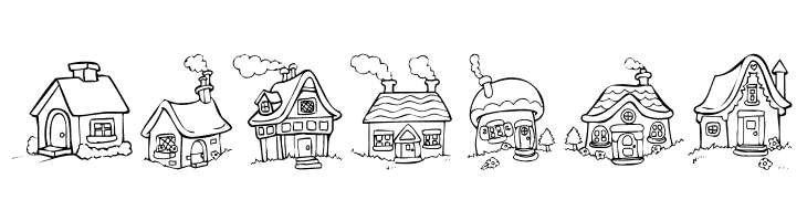 Destiny's Little Houses  Free Fonts Download