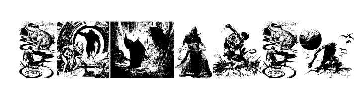 FrazettaBats1  Free Fonts Download