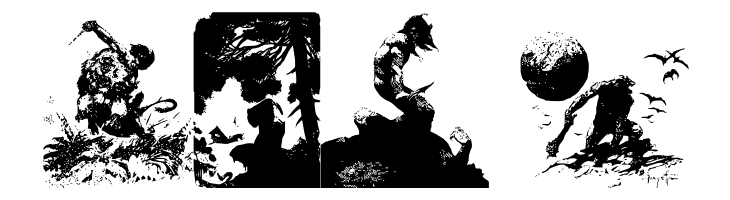 FrazettaBats1  Free Fonts Download