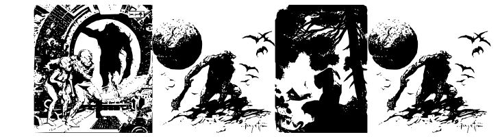 FrazettaBats1  Free Fonts Download