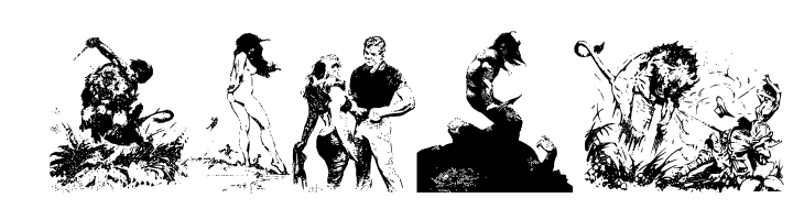 FrazettaBats1  Free Fonts Download