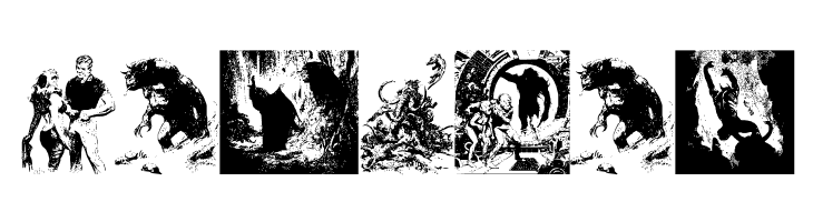 FrazettaBats1  Free Fonts Download