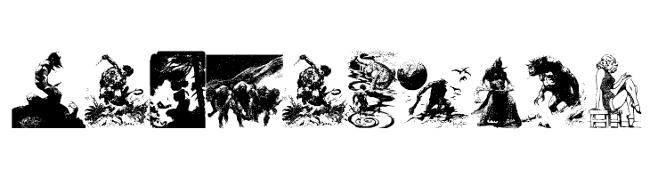 FrazettaBats1  Free Fonts Download