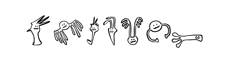 happy offsprings of plankton  Free Fonts Download