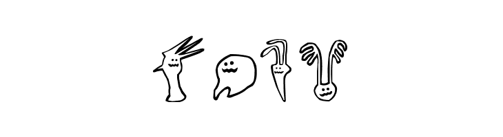 happy offsprings of plankton  Free Fonts Download