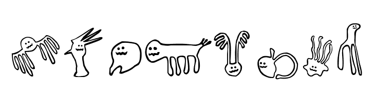 happy offsprings of plankton  Free Fonts Download