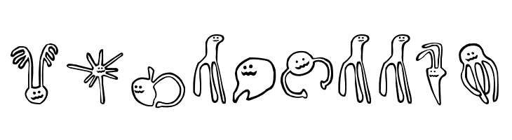 happy offsprings of plankton  Free Fonts Download