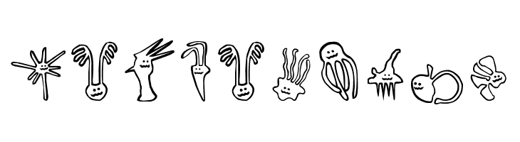 happy offsprings of plankton  Free Fonts Download