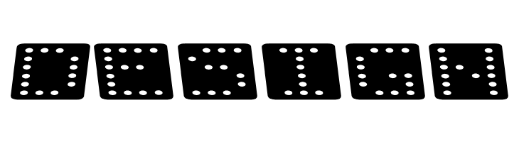 Domino flad kursiv  Free Fonts Download