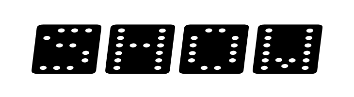 Domino flad kursiv  Free Fonts Download