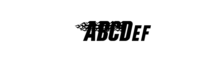 Hot Rod Gang BV  Free Fonts Download