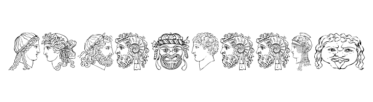 Ancient Heads  Free Fonts Download