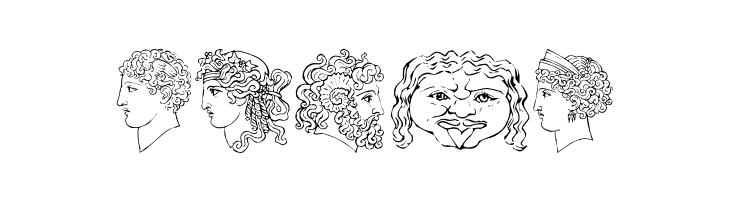 Ancient Heads  Free Fonts Download