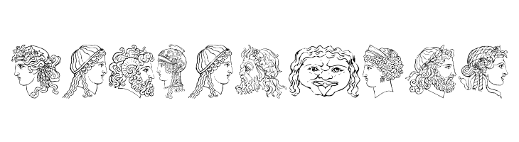 Ancient Heads  Free Fonts Download