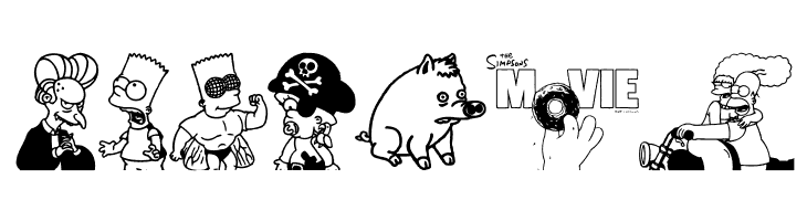 Simpsons Treehouse of Horror  Free Fonts Download