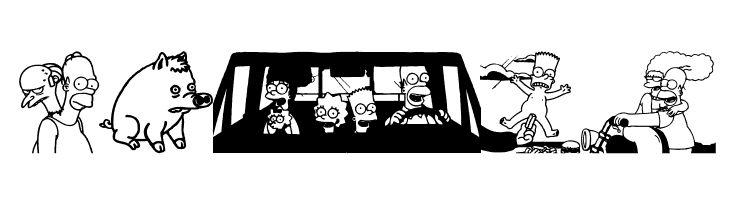 Simpsons Treehouse of Horror  Free Fonts Download