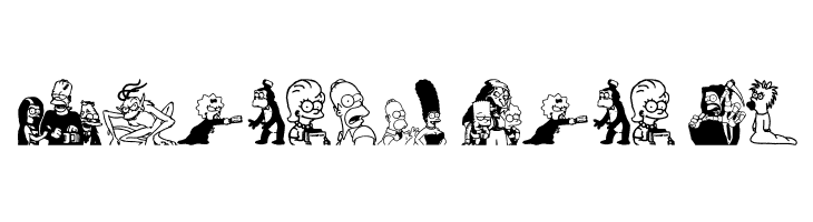 Simpsons Treehouse of Horror  Free Fonts Download