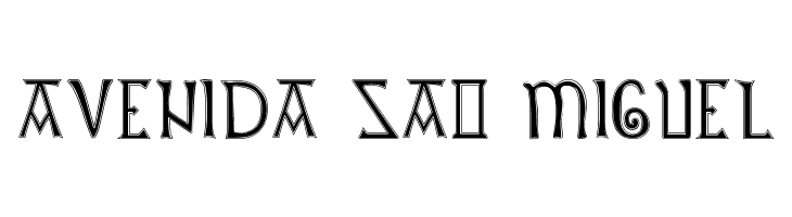 British Outline Majuscules  Free Fonts Download