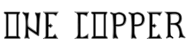 British Outline Majuscules  Free Fonts Download