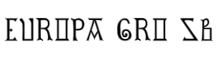 British Outline Majuscules  Free Fonts Download