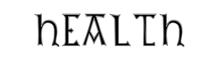 British Outline Majuscules  Free Fonts Download