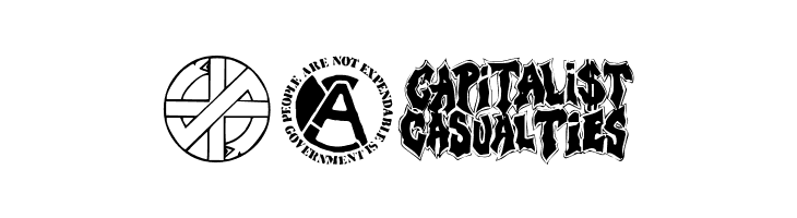punk rawk dingbatz  Free Fonts Download