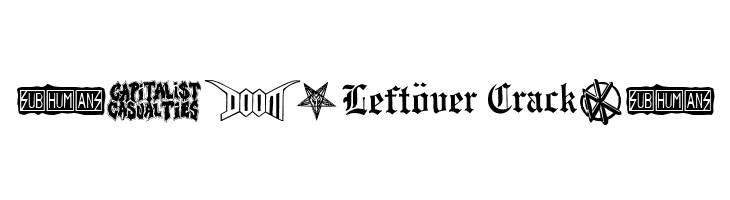 punk rawk dingbatz  Free Fonts Download