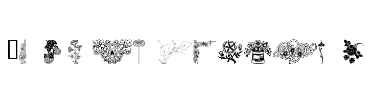 wmflowers3  Free Fonts Download