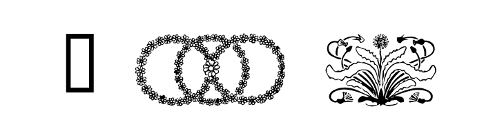 wmflowers3  Free Fonts Download