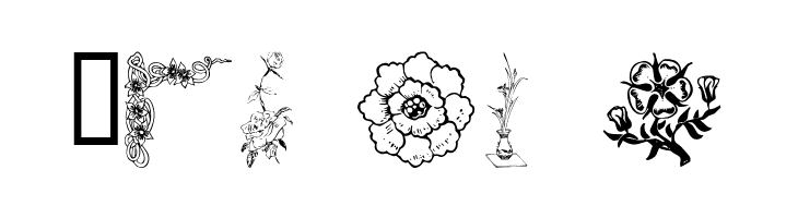 wmflowers3  Free Fonts Download