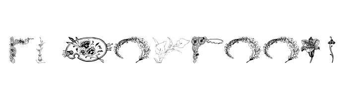 wmflowers3  Free Fonts Download