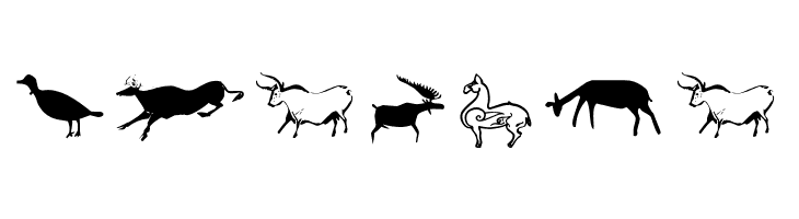 CavePaintingDingbats  Free Fonts Download