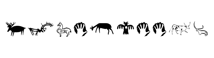 CavePaintingDingbats  Free Fonts Download