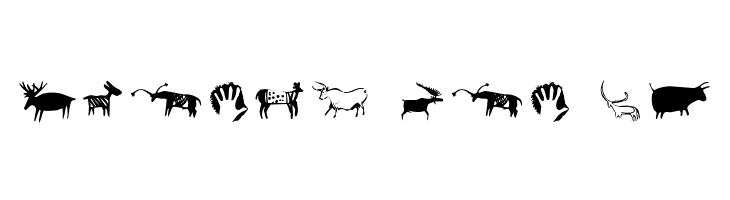 CavePaintingDingbats  Free Fonts Download