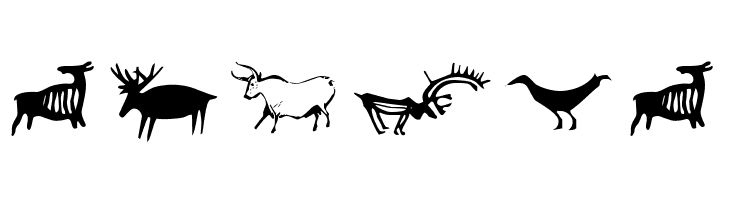 CavePaintingDingbats  Free Fonts Download