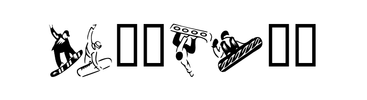 KR Snowboard  Free Fonts Download