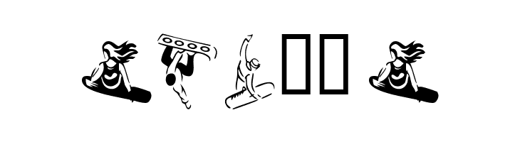 KR Snowboard  Free Fonts Download