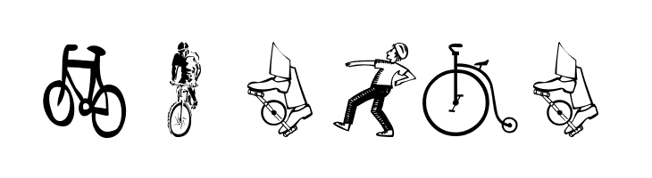 Cycling  Free Fonts Download