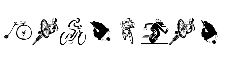 Cycling  Free Fonts Download
