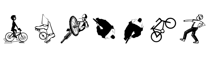 Cycling  Free Fonts Download